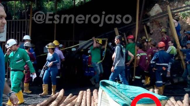 Lugar donde se registró la explosión.