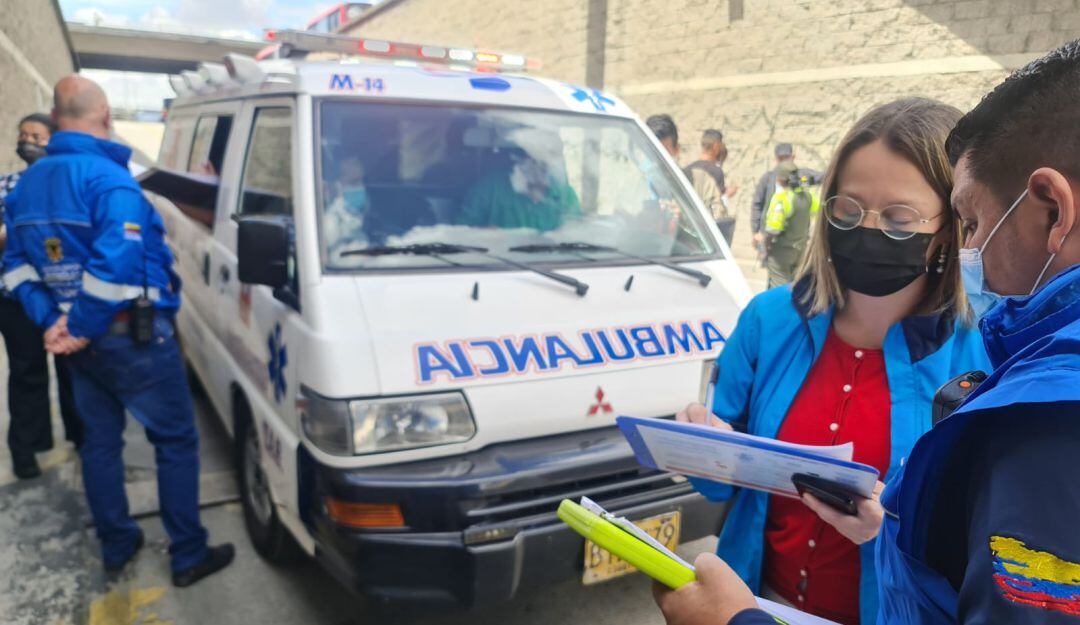 Operativo de vigilancia a ambulancias