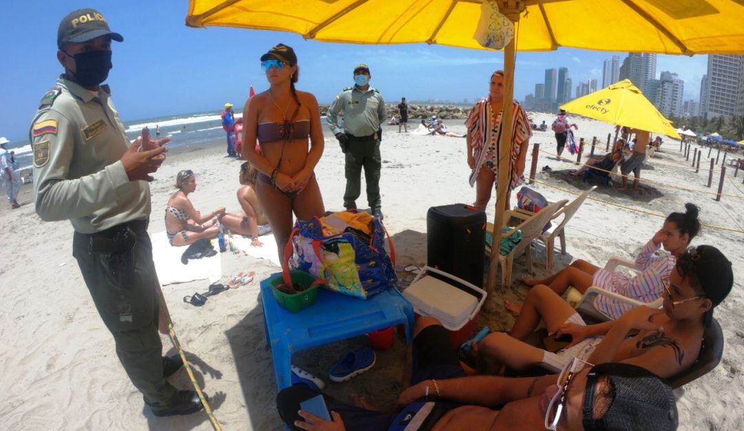 Las autoridades brindan recomendaciones de seguridad a los turistas y cartageneros para el disfrute de la Semana Santa