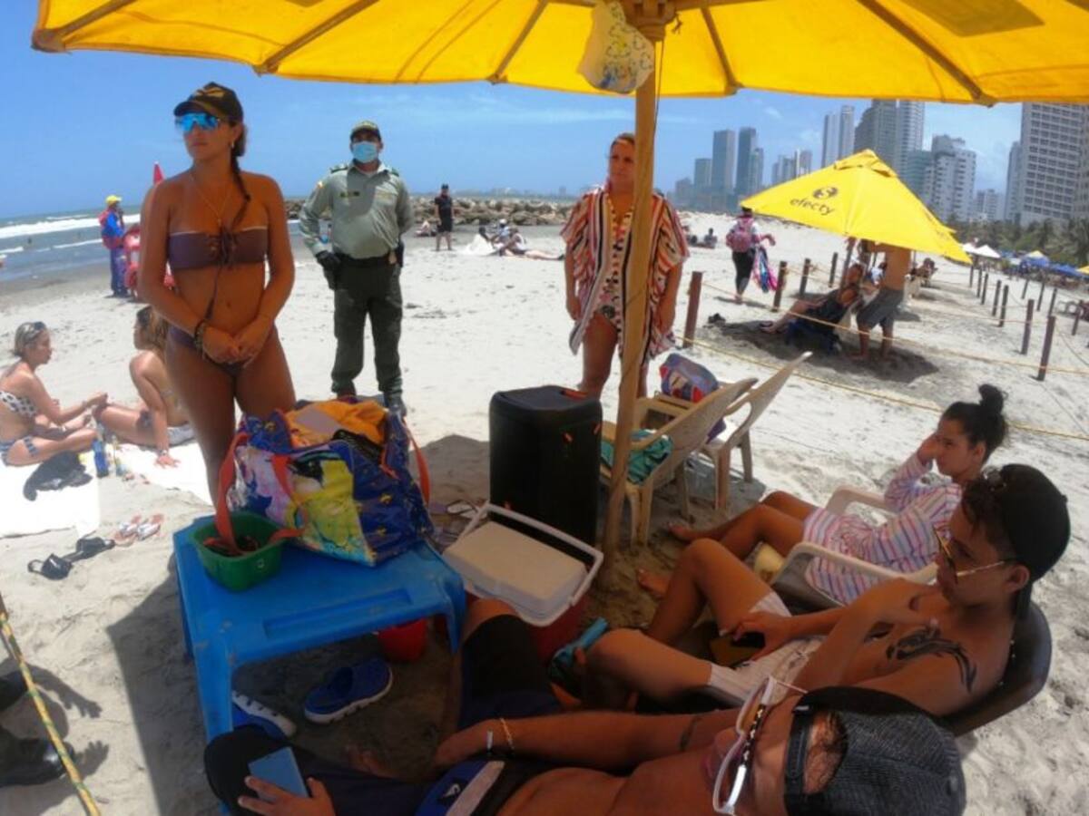 Policía de Cartagena refuerza operativos por posible incremento de COVID-19