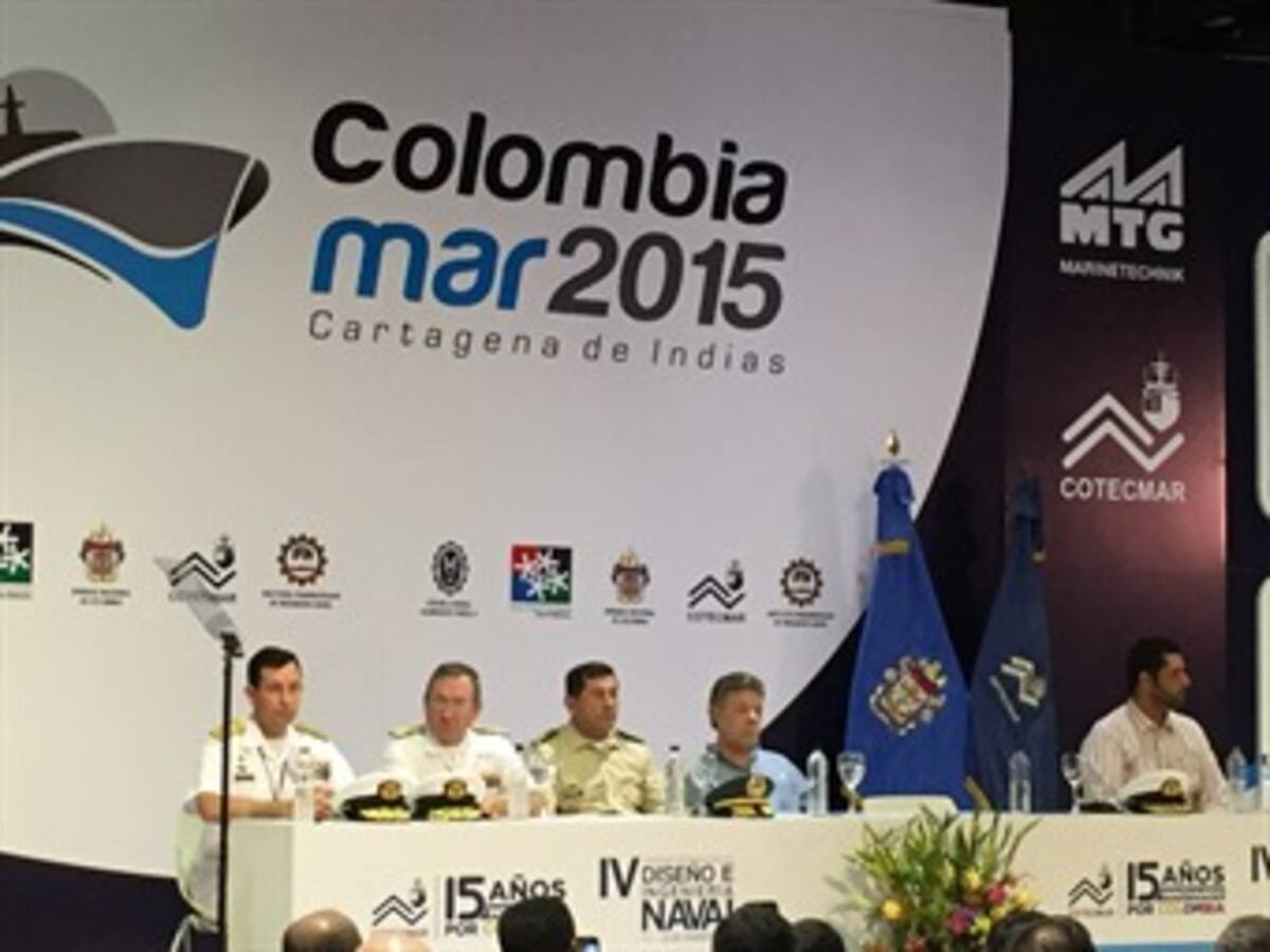Santos destacó la labor de la armada nacional en Colombiamar 2015