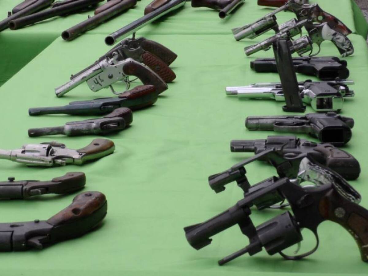 En lo que va del año han incautado en Caldas 162 armas de fuego y 57 traumáticas.