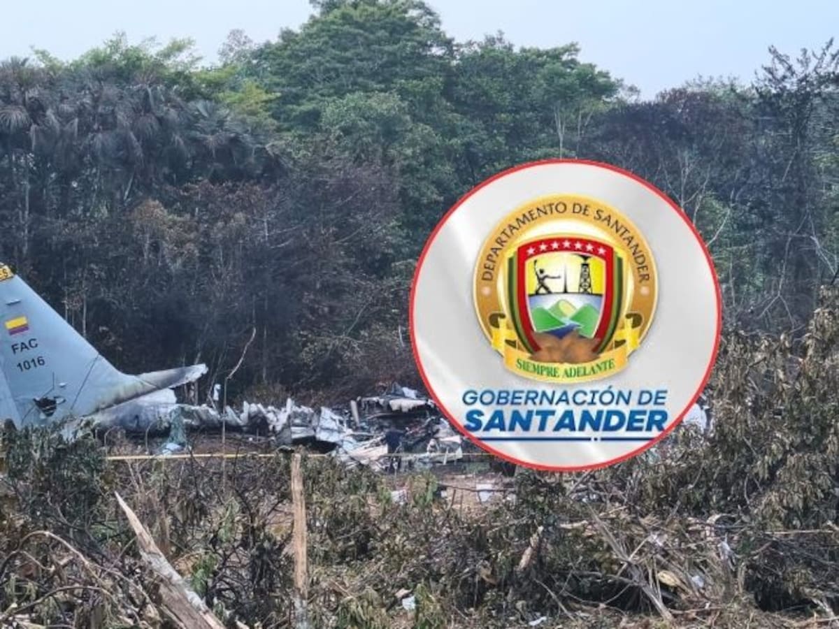 Santander se une al duelo nacional por militares fallecidos en accidente aéreo en Putumayo