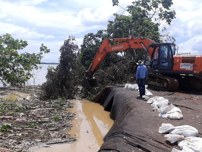 Atienden problemas de erosión en San Jacinto del Cauca en el sur de Bolívar