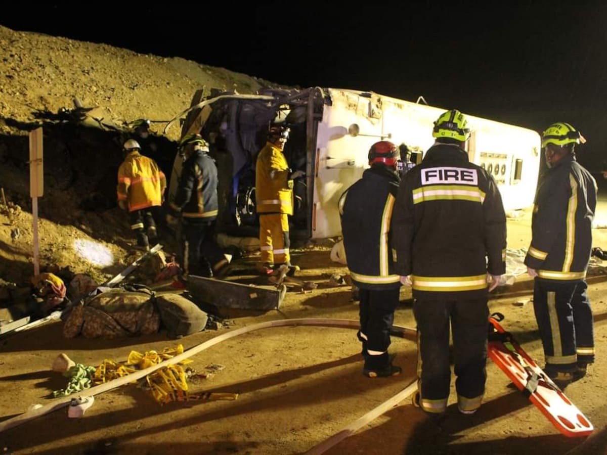 Seis menores de edad entre heridos de accidente