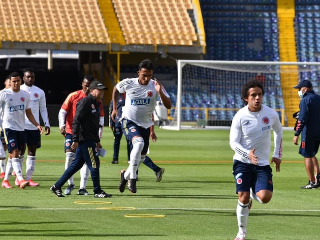 Morfociclo de la Selección Colombia en El Campín 2021