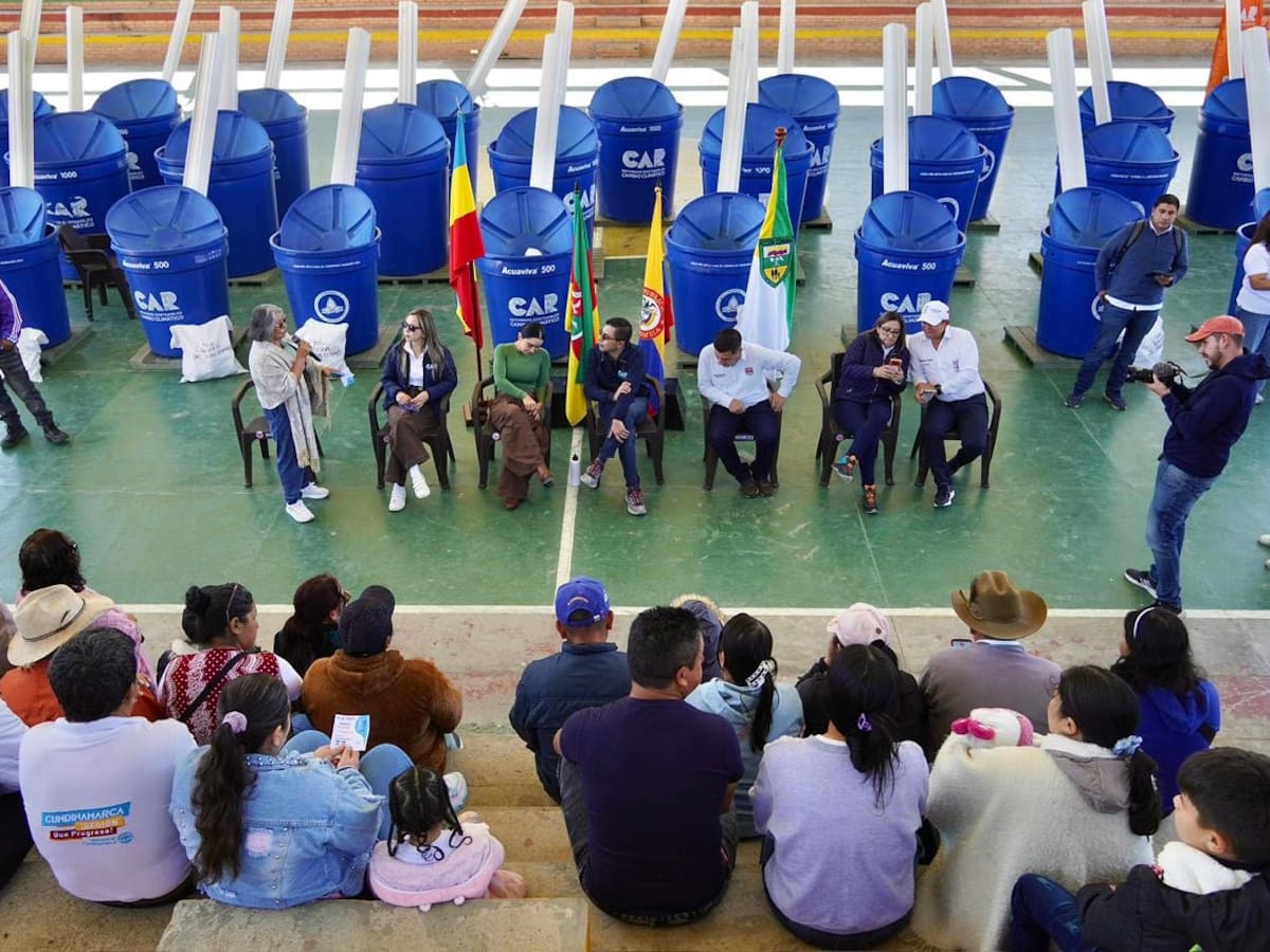 Cundinamarca se prepara para Fenómeno El Niño con sistemas de recolección de agua lluvia