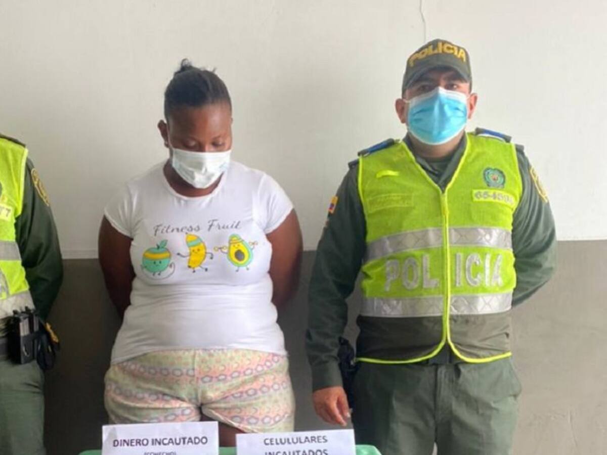 Mujer ofreció dinero a policías para evitar captura de jíbaro en Cartagena