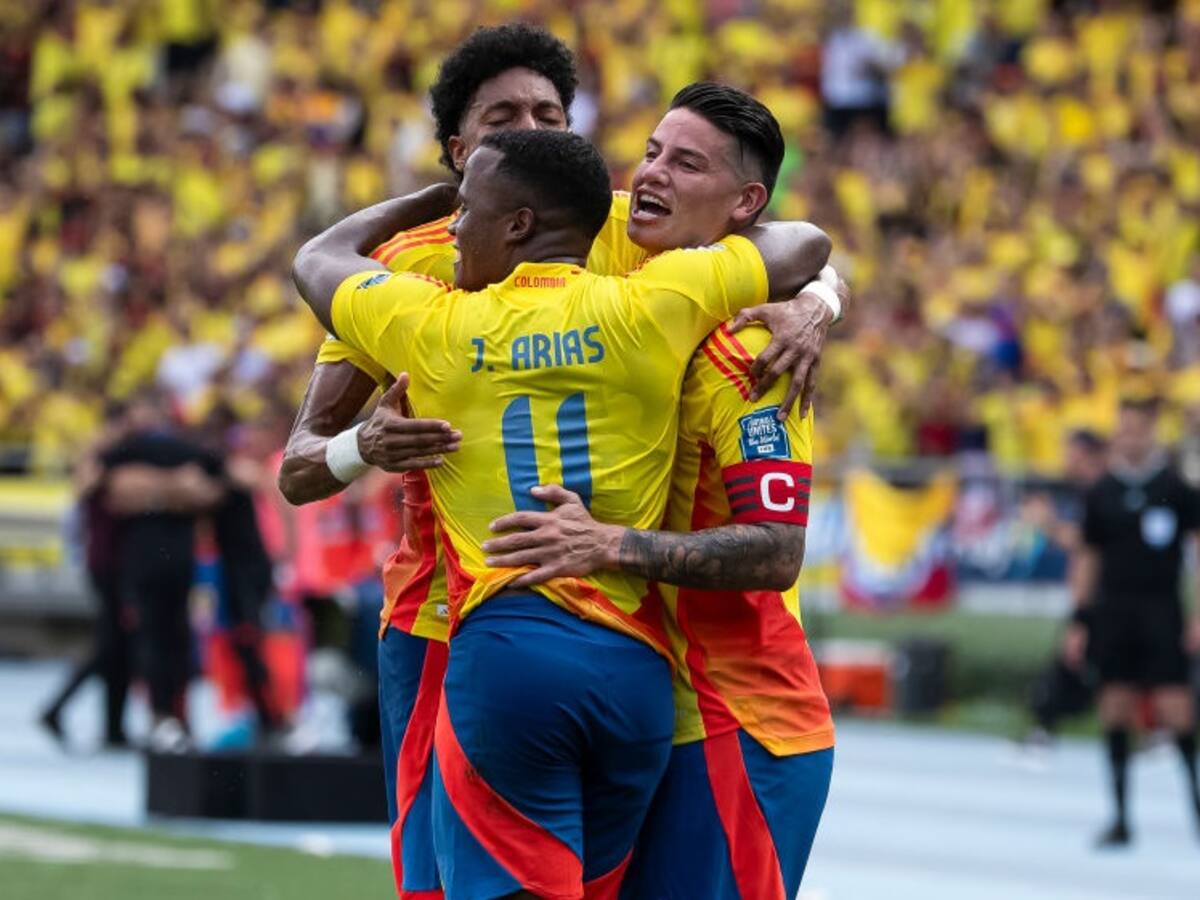 Así está Colombia en la tabla de posiciones de la Eliminatoria al Mundial 2026