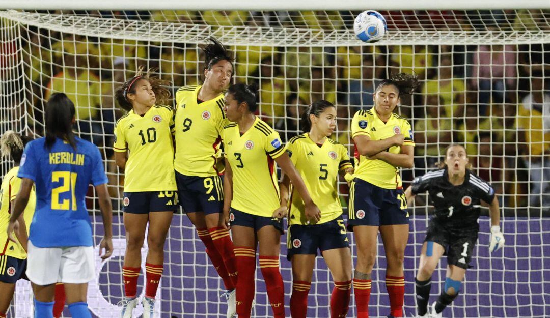 Selección Colombia en la final de la Copa América femenina