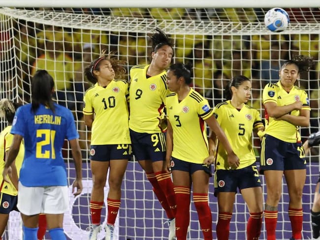 Selección Colombia en la final de la Copa América femenina