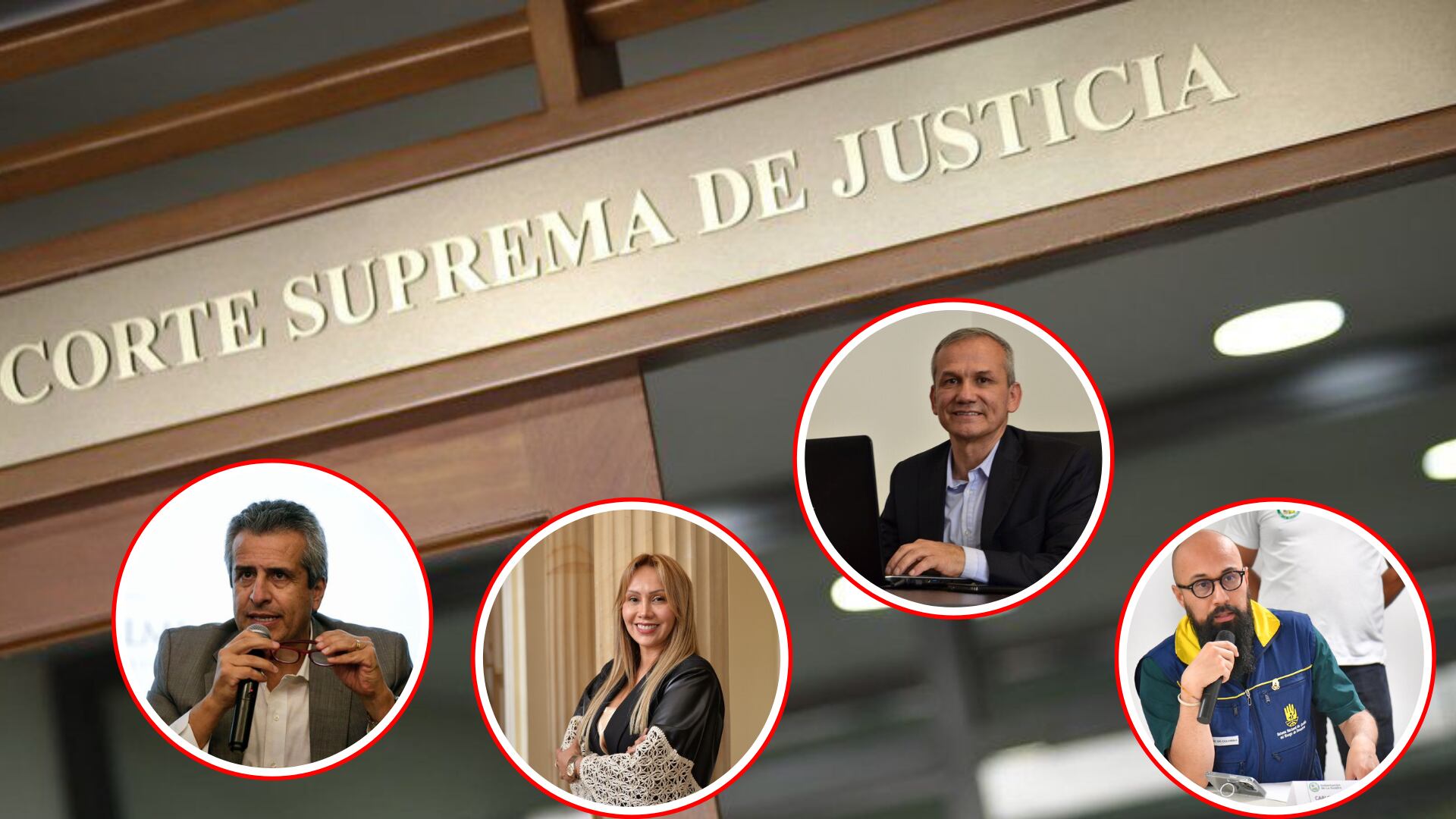 Corte Suprema cita a declaración a Carlos Ramón, Luis Fernando Velasco, Carlos Carrillo y Sandra Ortiz