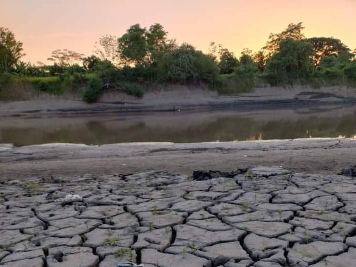 Alarma por bajo nivel del Río Magdalena en Pinillos, Bolívar