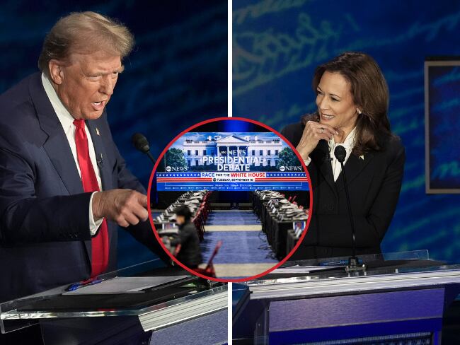 Las encuestas arrojan a Harris como ganadora del debate. ( Foto: EFE / Caracol Radio )