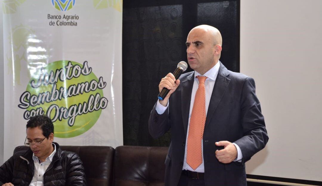 Francisco Mejía, presidente del Banco Agrario