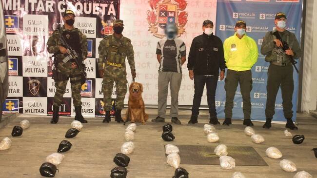 En el operativo fue capturado alias “Recuerdo” cabecilla del frente “Carolina Ramírez”.