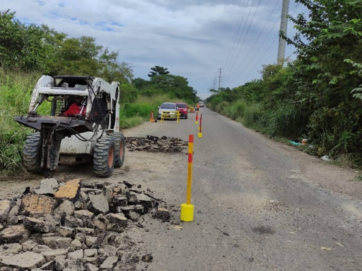 Iniciaron obras de rehabilitación de la Ruta 90 en Cartagena
