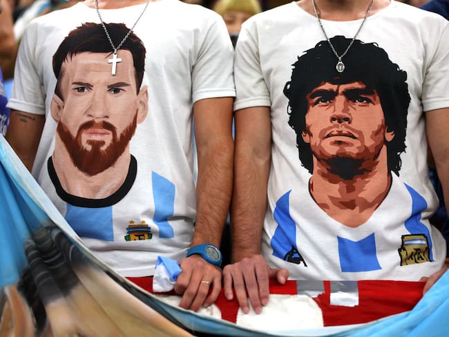 Emotivas palabras de Messi a Maradona. (Photo by Lars Baron/Getty Images)
