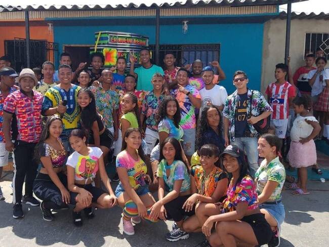 Grupo de Baile Los Latinos de Rebolo.