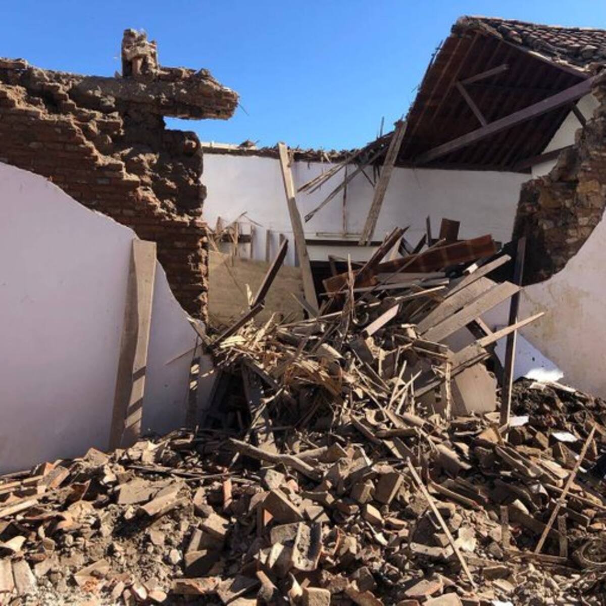 Colapsó techo del Museo Cultural de Arte Religioso en Mompox, Bolívar