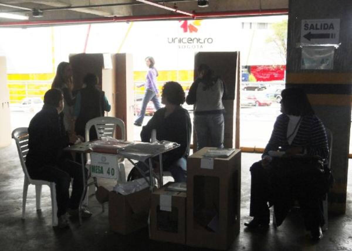 Así fueron las votaciones en Unicentro