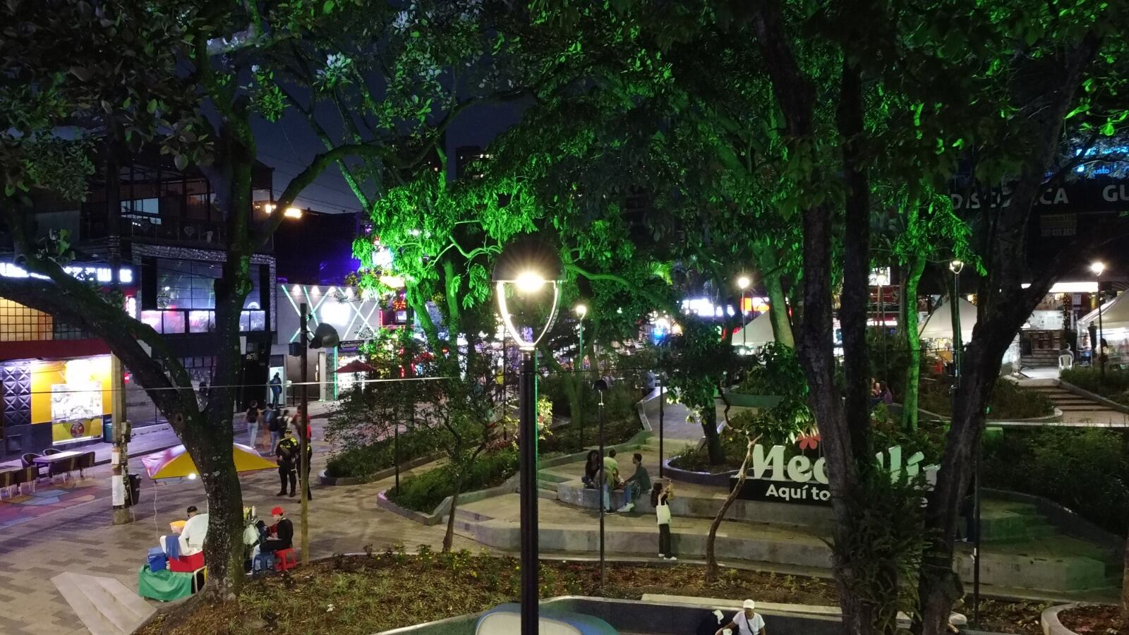 Parque Lleras- Medellín / Foto: alcaldía de Medellín