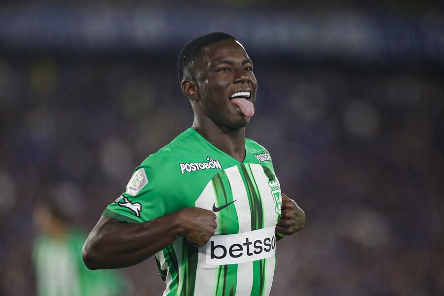 Marino Hinestroza, delantero de Atlético Nacional / Colprensa