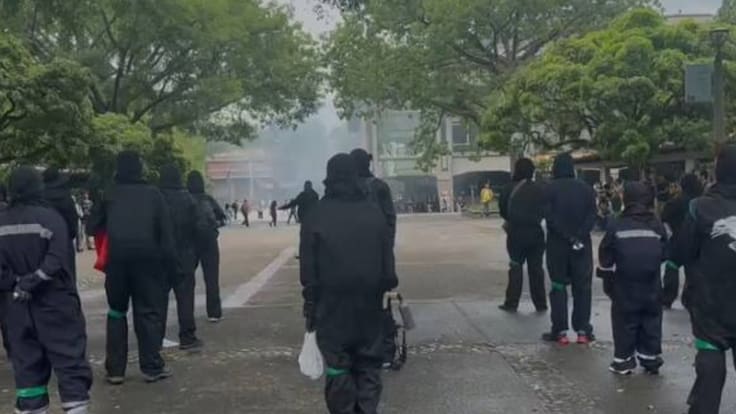 Preocupación en universidades de Antioquia y Valle por encapuchados en manifestaciones estudiantiles