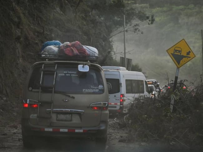 Rutas de transporte en cercanías a Machu Picchu, en Perú.       Foto: Getty 