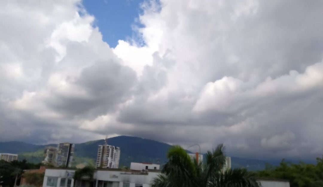 Cielo nublado en el norte de Armenia