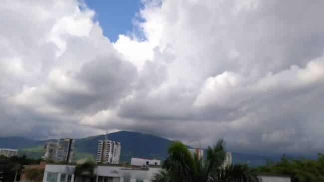 Cielo nublado en el norte de Armenia