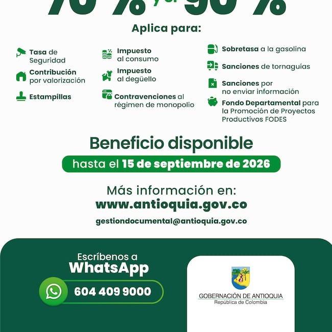 Foto: Cortesía Gobernación de Antioquia