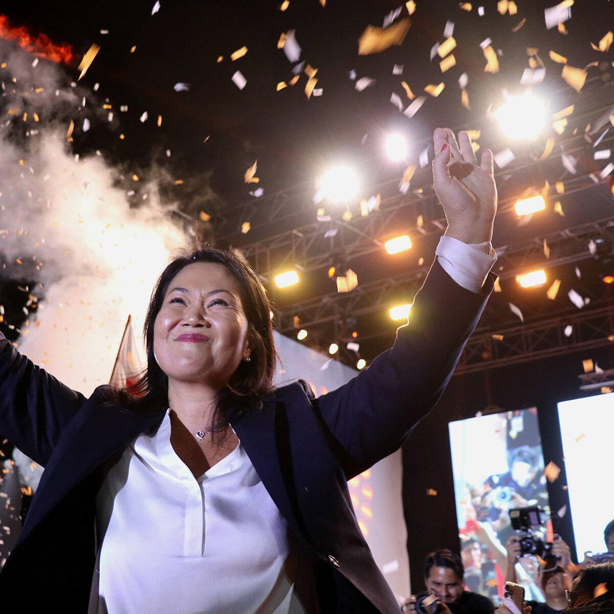 Keiko Fujimori es elegida presidenta de Perú