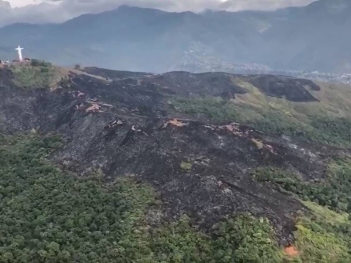 114 hectáreas se quemaron en incendio en Cristo Rey