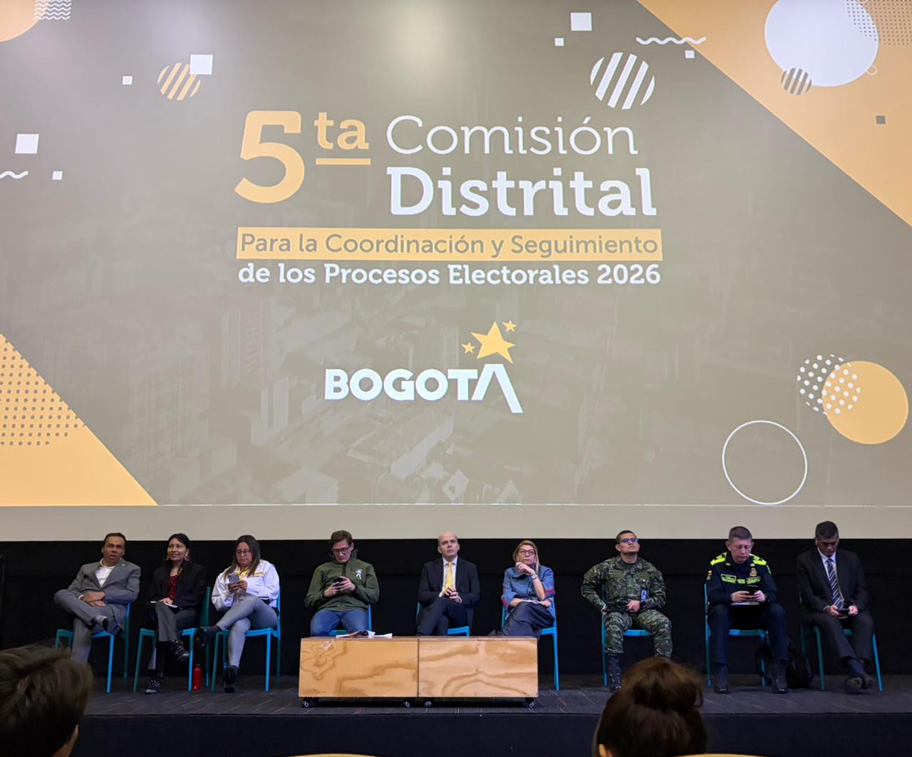 Se llevó a cabo la 5ta Comisión Distrital para la Coordinación y Seguimiento de los Procesos Electorales del 2026.