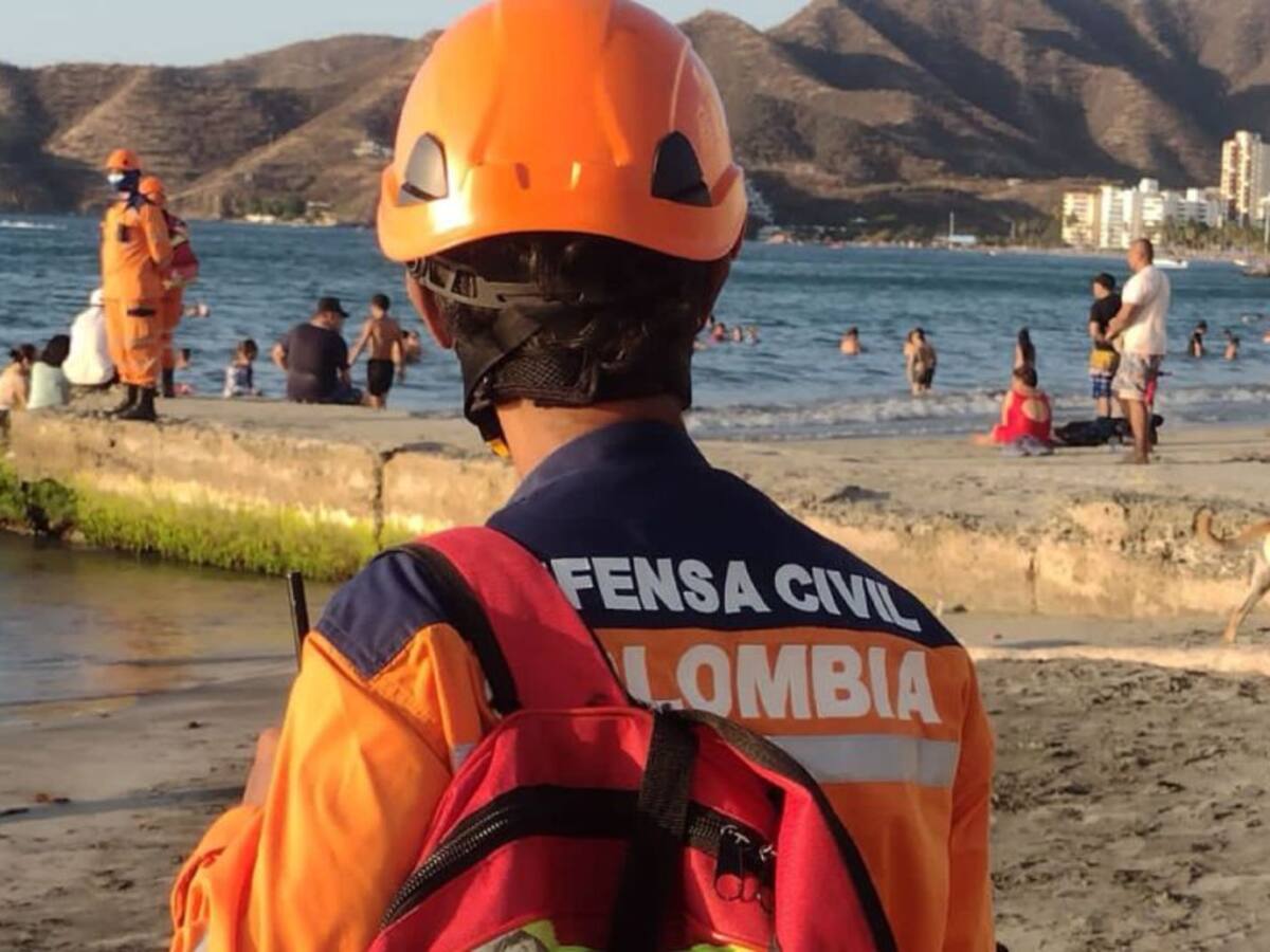 Cuatro personas han perdido la vida por inmersión en playas de Santa Marta