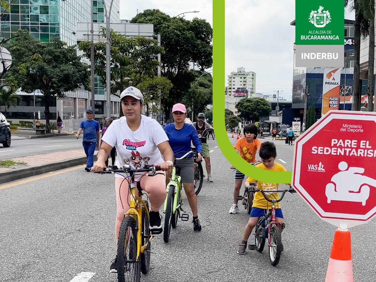 ¿Habrá recreovía este domingo en Bucaramanga? Lo que respondió el Inderbu