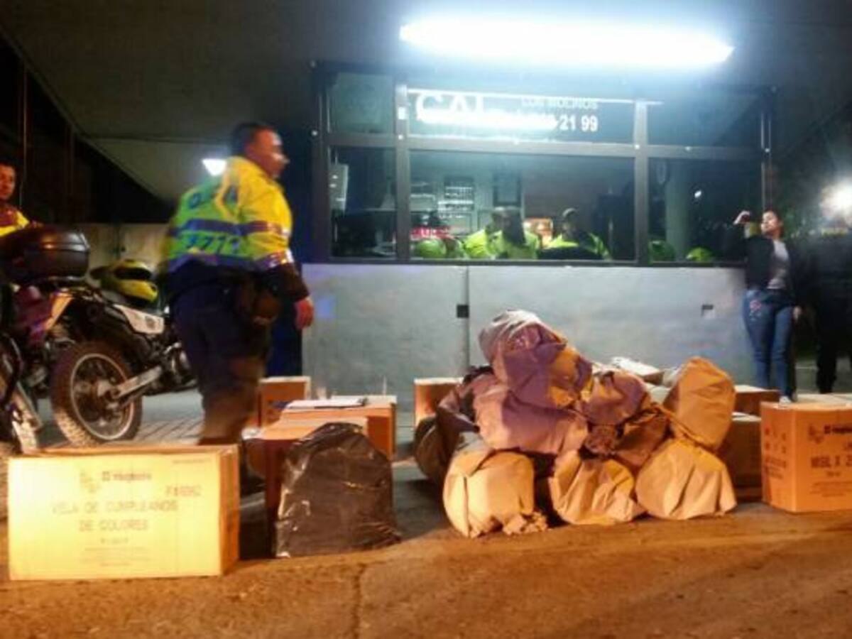 Incautan cerca de una tonelada de pólvora en el sur de Bogotá