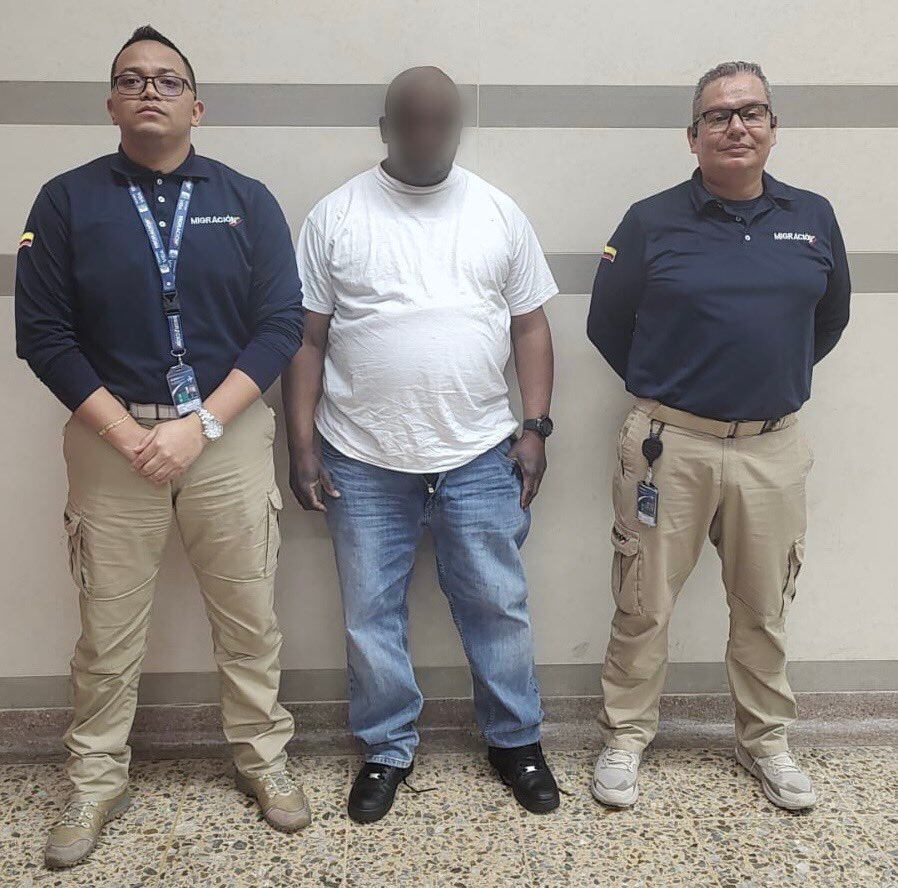 Extranjero inadmitido en Medellín por agresor sexual- foto Migración Colombia