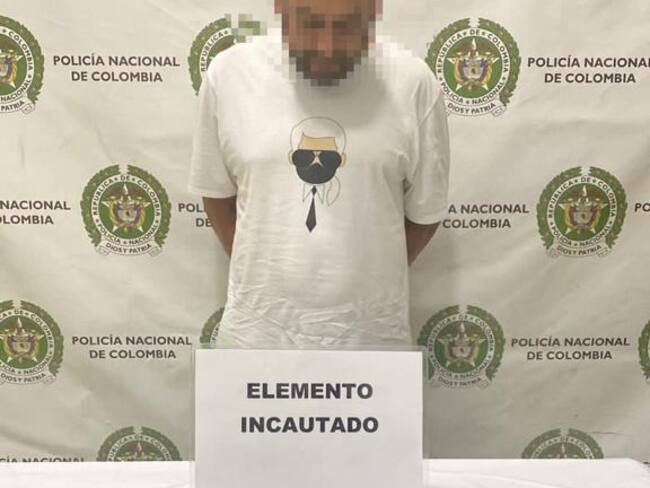 Alias 'Mostro'. Cortesía: Policía Fiscal y Aduanera.