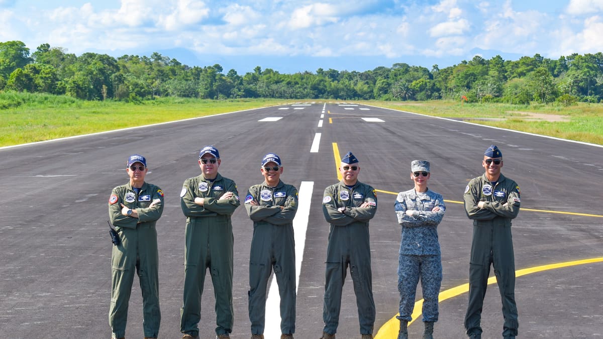 Así fue la inauguración del aeródromo de Velásquez de la FAC en Puerto Boyacá