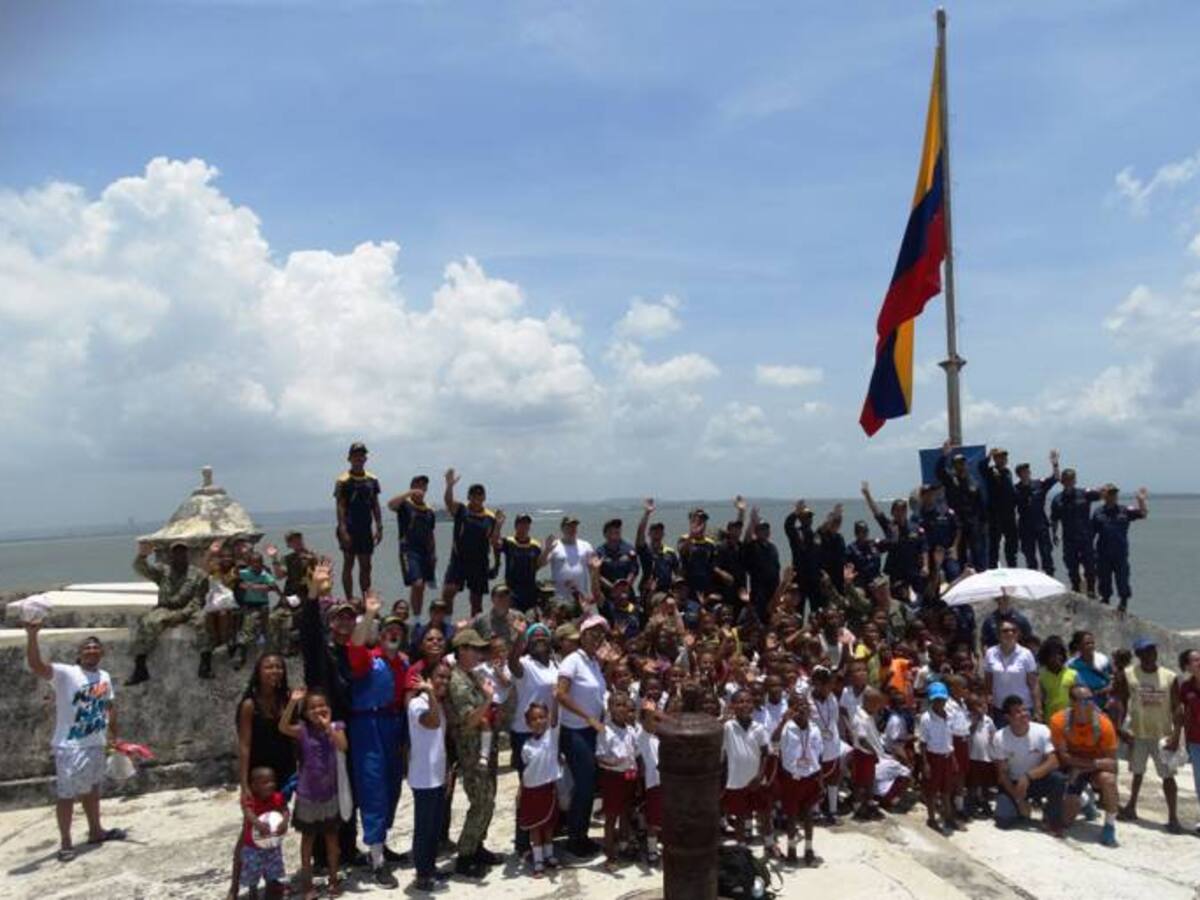 La operación Unitas llegó a la isla de Tierra Bomba en Cartagena