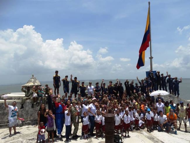 La operación Unitas llegó a la isla de Tierra Bomba en Cartagena