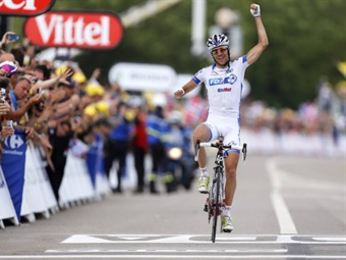 El frances Thibaul Pinot se adjudicó la octava etapa del Tour de Francia