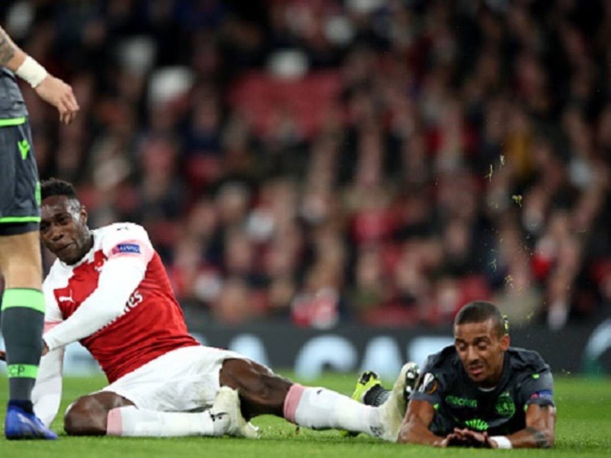 La espeluznante lesión de Welbeck con el Arsenal en la Europa League