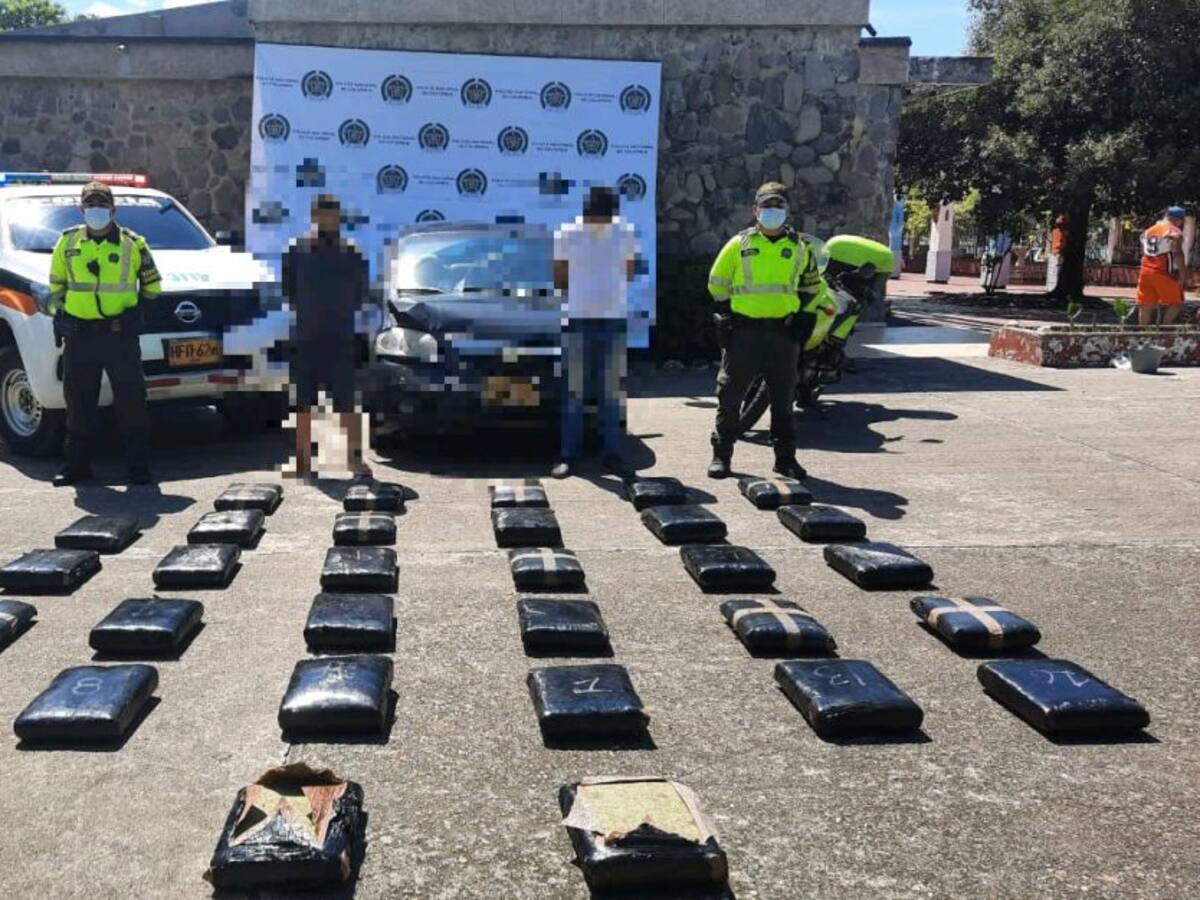 Incautan cargamento con 150 kilos de marihuana en el Tolima
