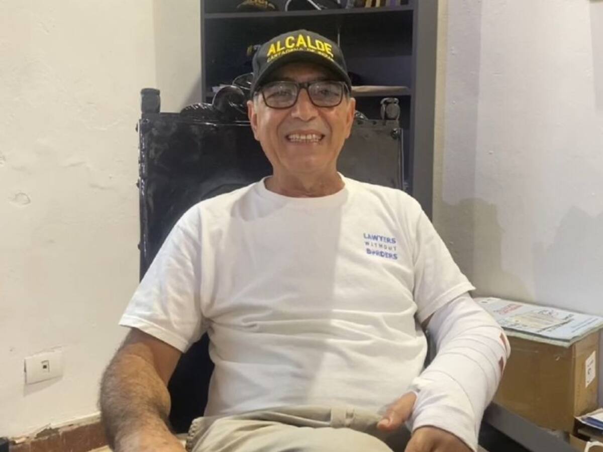 Tras una caída, Alcalde Dau se fracturó el brazo izquierdo