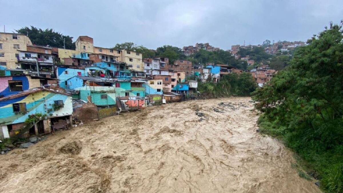 25 quebradas del Valle de Aburrá están en alto riesgo por crecientes