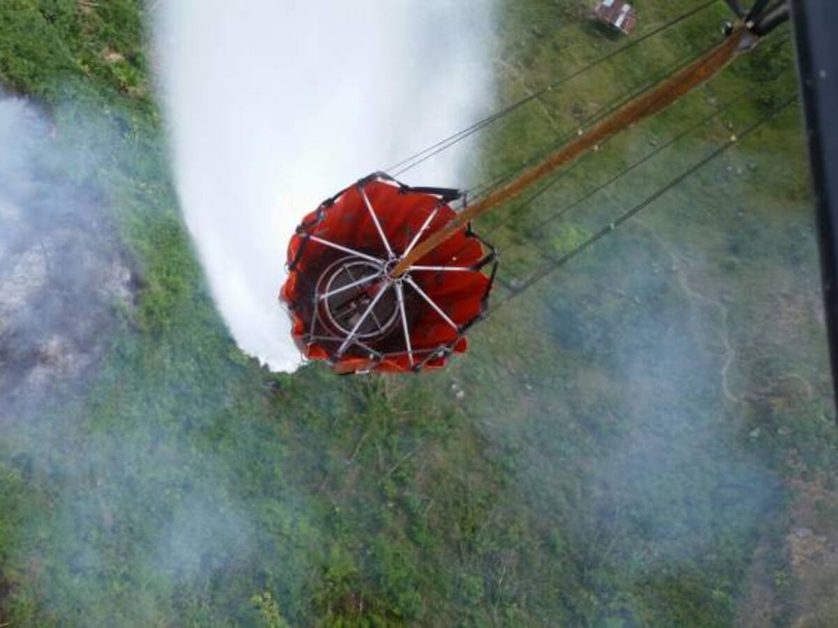 Incendio forestal en la vía a La Calera habría sido intencionalmente provocado