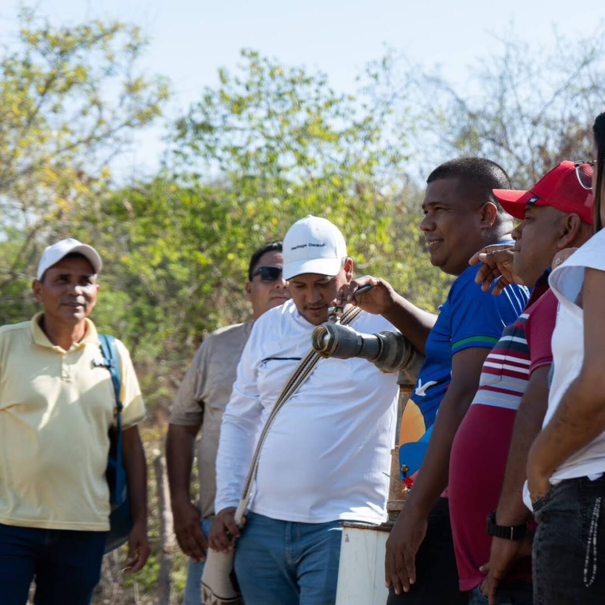 En Santa Catalina- Bolívar construyen dos pozos profundos para abastecimiento de agua